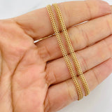 Cadena Sedusa 3.55g / 24 in / 3.2mm Oro Amarillo 18K