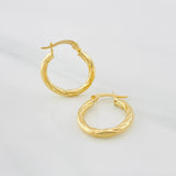 Candongas Mary 1.65g / 3/4 in Oro Amarillo 18K