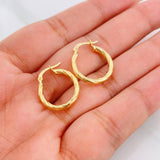 Candongas Mary 1.65g / 3/4 in Oro Amarillo 18K