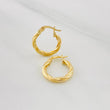 Hoop Earrings Mary 1.55g / 3/4 in Yellow Gold 18K