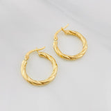 Candongas Mary 1.3g / 1/2 in Oro Amarillo 18K