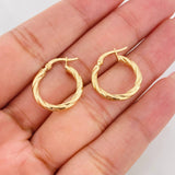 Candongas Mary 1.3g / 1/2 in Oro Amarillo 18K