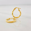 Hoop Earrings Kari 0.95g / 1/2 in 18K Yellow Gold
