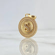 Dije Medalla Letra S 4.85g / 1 1/4 in Oro Amarillo 18K