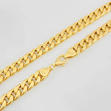 Cadena Cubana 13.9g / 28 in / 3.1mm Oro Amarillo 18K