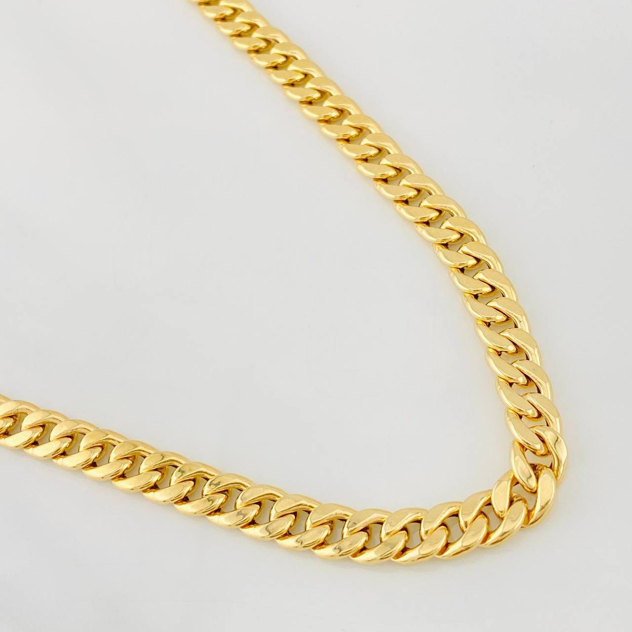 Cadena Cubana 14g / 28 in / 3.3mm Oro Amarillo 18K
