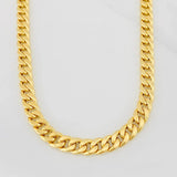 Cadena Cubana 13.9g / 28 in / 3.1mm Oro Amarillo 18K