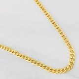 Cadena Cubana 7.75g / 28 in / 2.6mm Oro Amarillo 18K