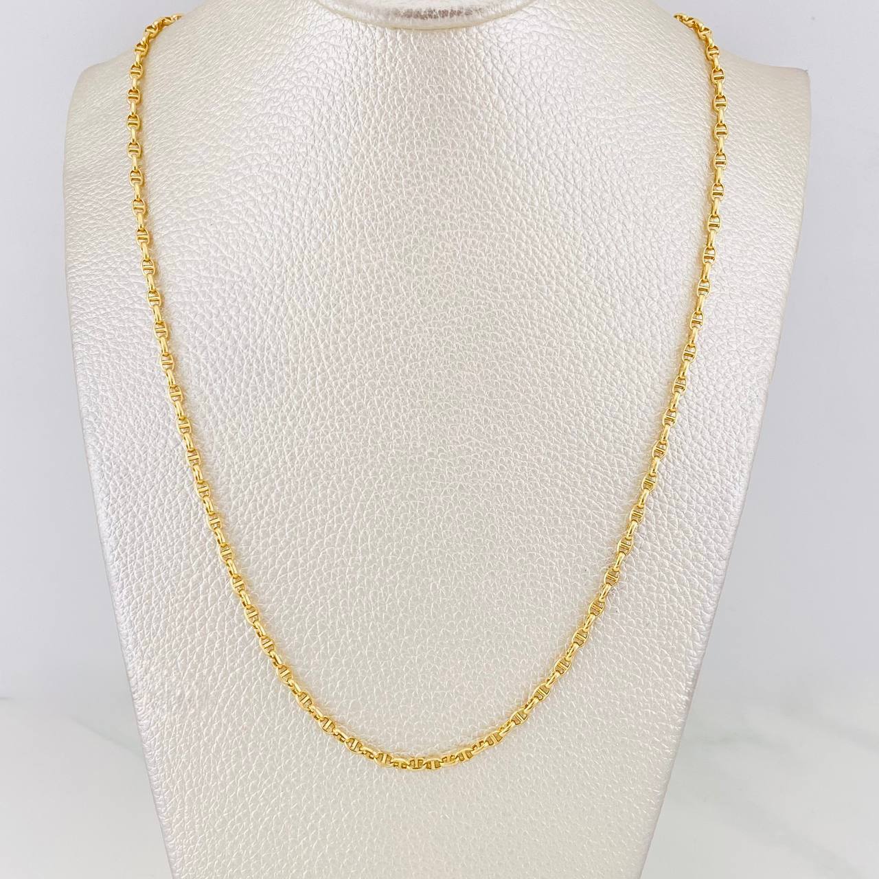 Cadena GC 4.9g / 24 in / 1.3mm Oro Amarillo 18K
