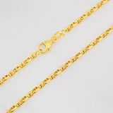 Cadena GC 4.9g / 24 in / 1.3mm Oro Amarillo 18K