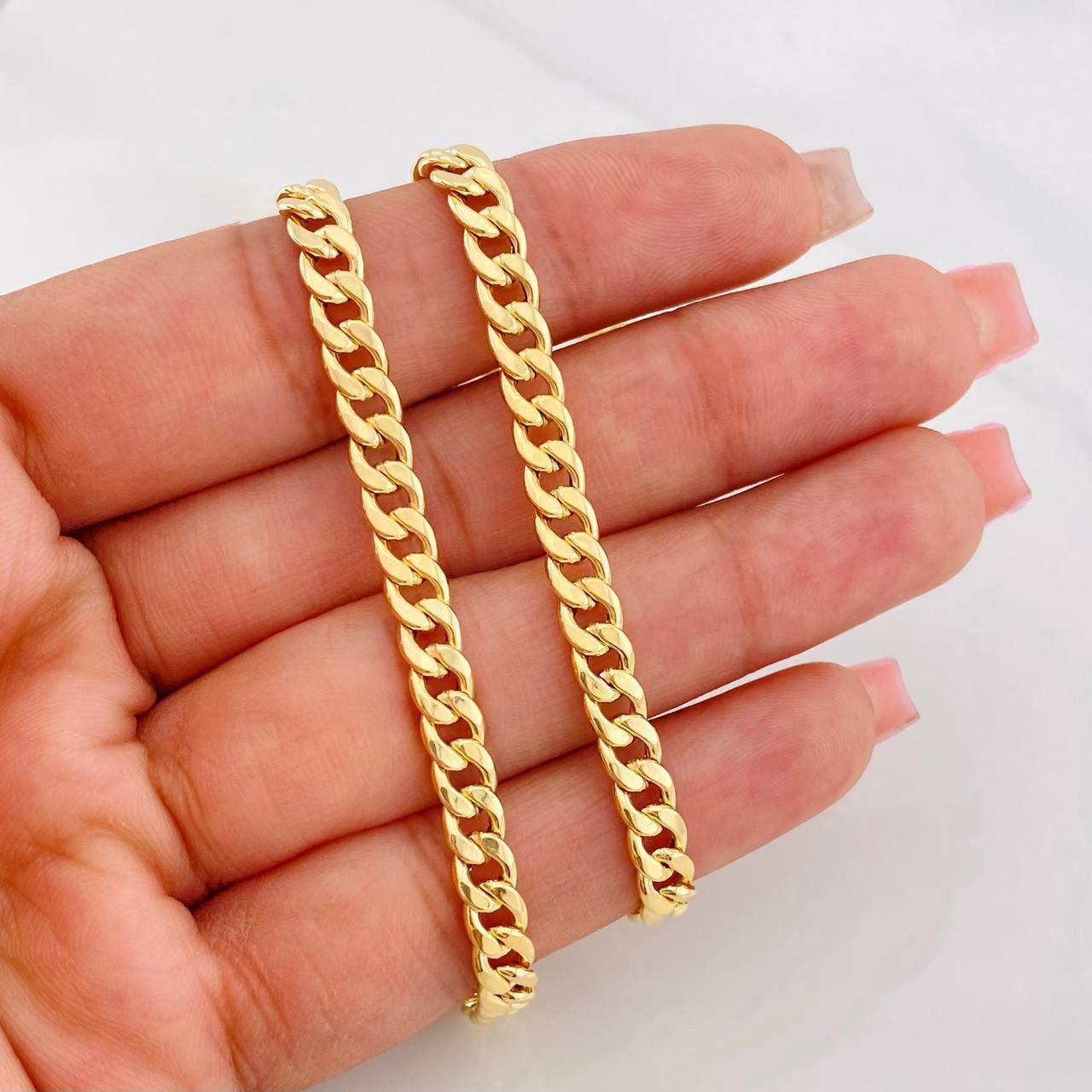 Cadena Cubana 11.55g / 24 in / 2.8mm Oro Amarillo 18K