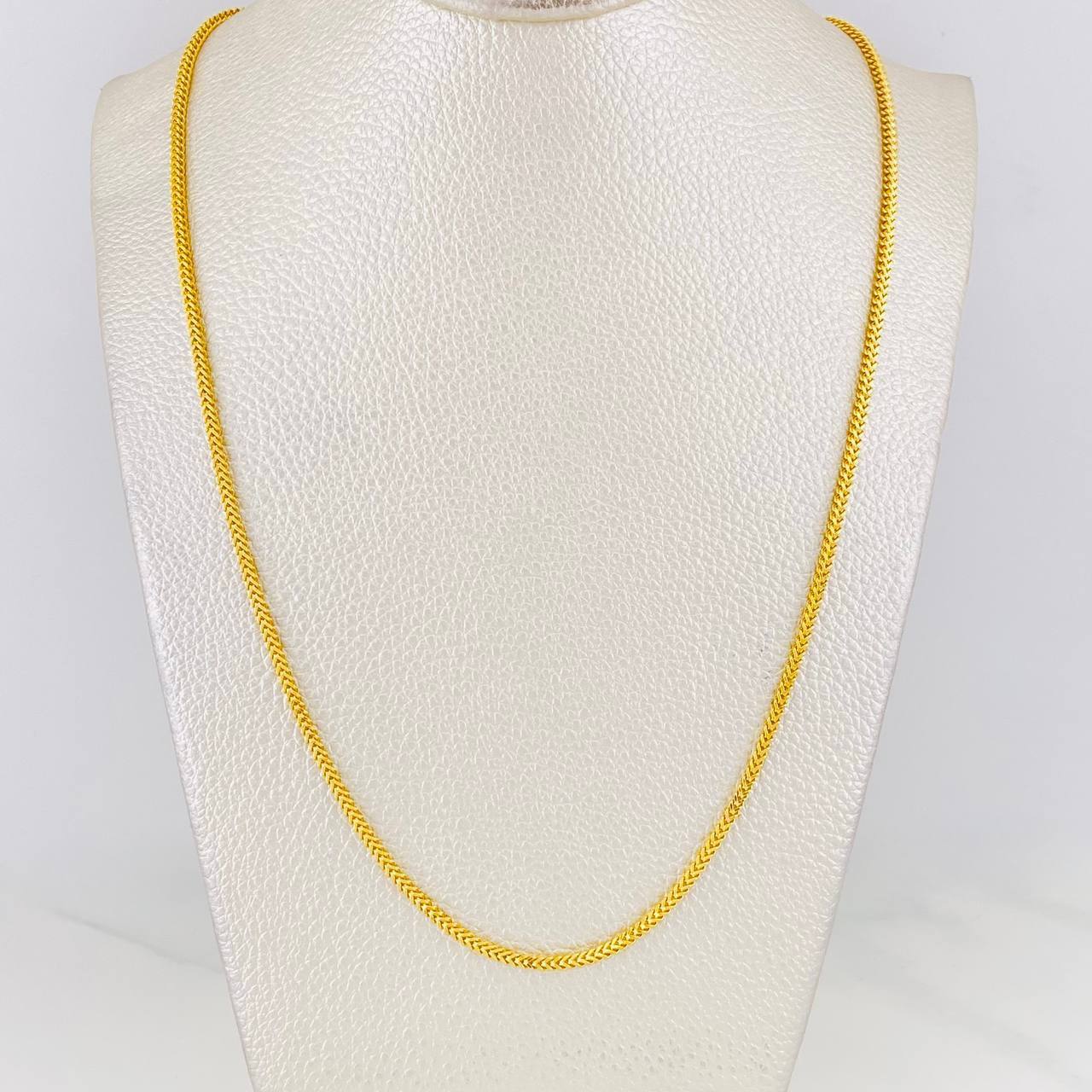 Cadena Franco 5.6g / 20 in / 0.95mm Oro Amarillo 18K