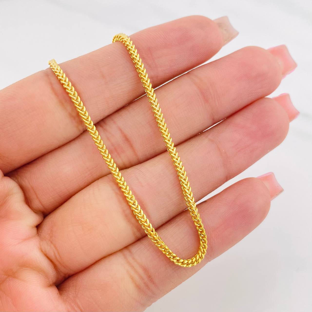 Cadena Franco 5.6g / 20 in / 0.95mm Oro Amarillo 18K