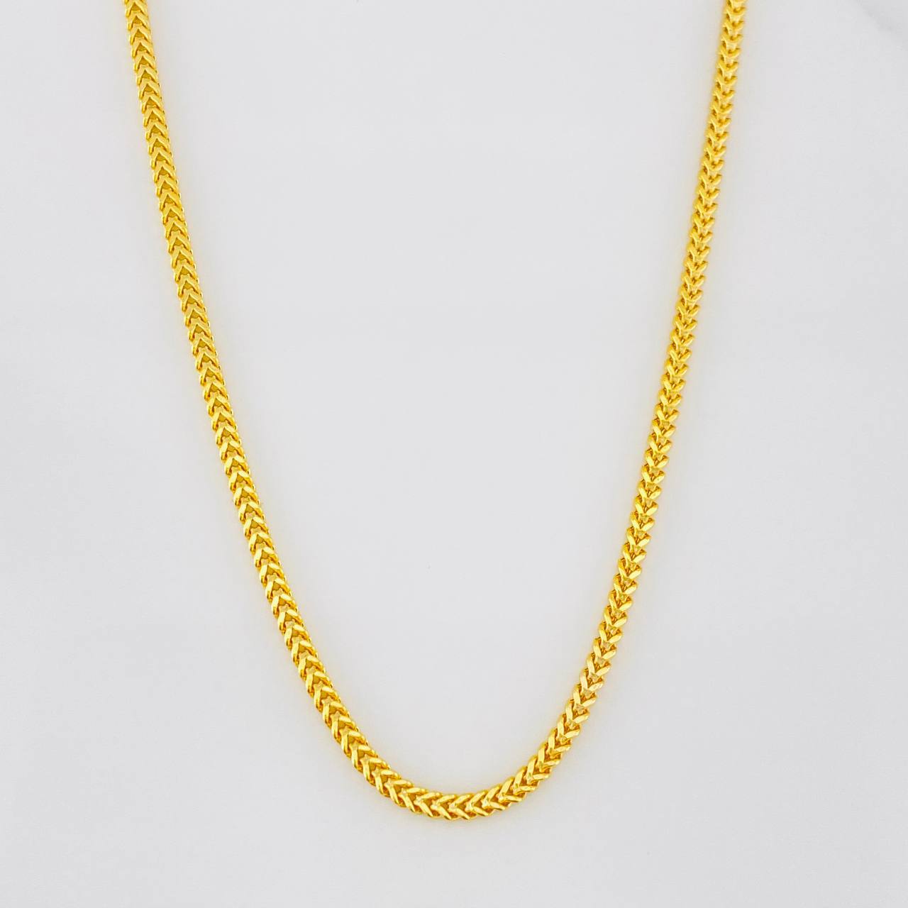Cadena Franco 5.6g / 20 in / 0.95mm Oro Amarillo 18K
