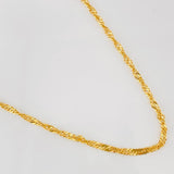 Cadena Singapur 5.55g / 24 in / 2.24mm Oro Amarillo 18K