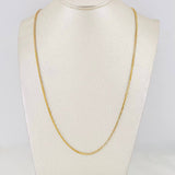 Franco Chain 2.7g / 24 in / 1.67mm Two-Tone Yellow White 18K Gold