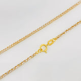 Franco Chain 2.7g / 24 in / 1.67mm Two-Tone Yellow White 18K Gold