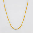Cadena Franco 2.15g / 24 in / 1.6mm Dos Oros Amarillo Blanco 18K