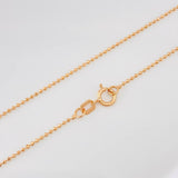 Cadena Militar 2.35g / 24 in / 1mm Oro Rosa 18K