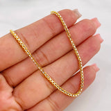Venetian Chain 15g / 24 in / 1.76mm Two-Tone Yellow White 18K Gold