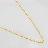 Cadena Militar 2.6g / 24 in / 1mm Oro Amarillo 18K