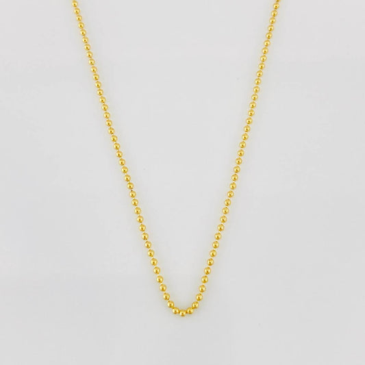 Military Chain 2.6g / 24 in / 1mm 18K Yellow Gold