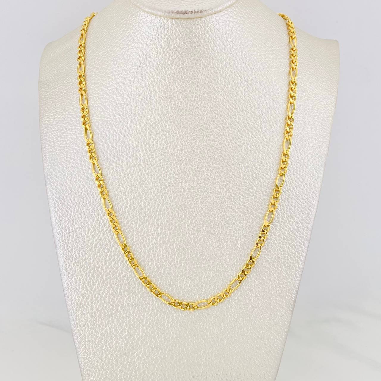 Cadena Figaro 11.25g / 26 in / 3.72mm Oro Amarillo 18K