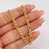 Cadena Figaro 11.25g / 26 in / 3.72mm Oro Amarillo 18K