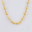 Cadena Rustica Barril Rayado 7.4g / 20 in / 3.2mm Oro Amarillo 18K