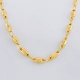 Cadena Rustica Barril 7.3g / 20 in / 3.2mm Oro Amarillo 18K