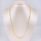 Cadena Rustica Barril 7.3g / 20 in / 3.2mm Oro Amarillo 18K