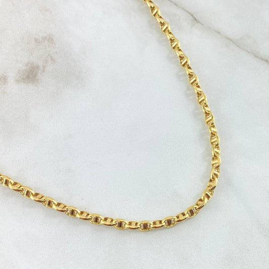 Marine Chain 9.25gr / 23.6in / 18K Gold +3$