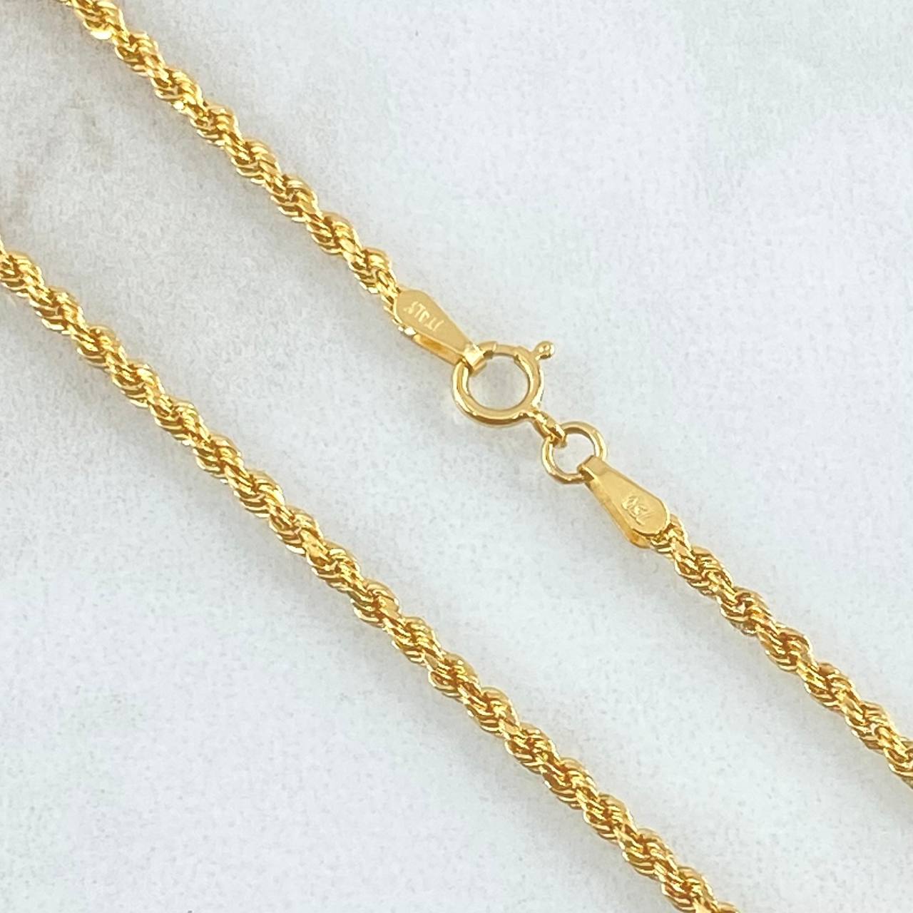 Rope Chain 1.1gr / 23.6in / 18K Gold +3$