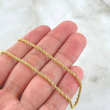 Rope Chain 1.15gr / 23.6in / 18K Gold +3$