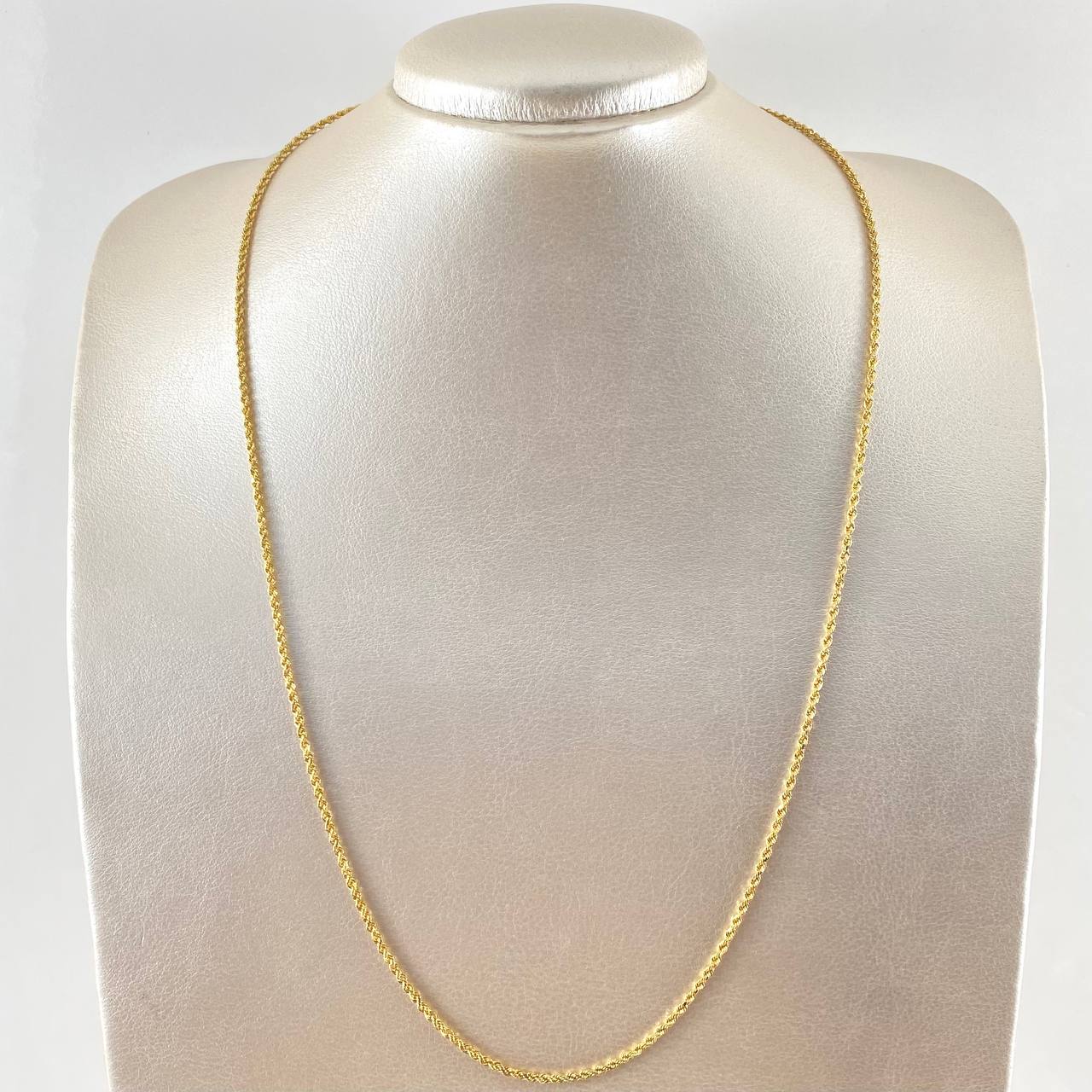 Rope Chain 1.55gr / 23.6in / 18K Gold +3$