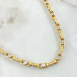 Click Screw Tribal Chain 18.85gr / 23.6in / Two Tone Yellow White 18K +4$