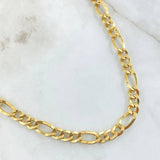 Figaro Chain 18.25gr / 23.6in / 18K Gold +1$