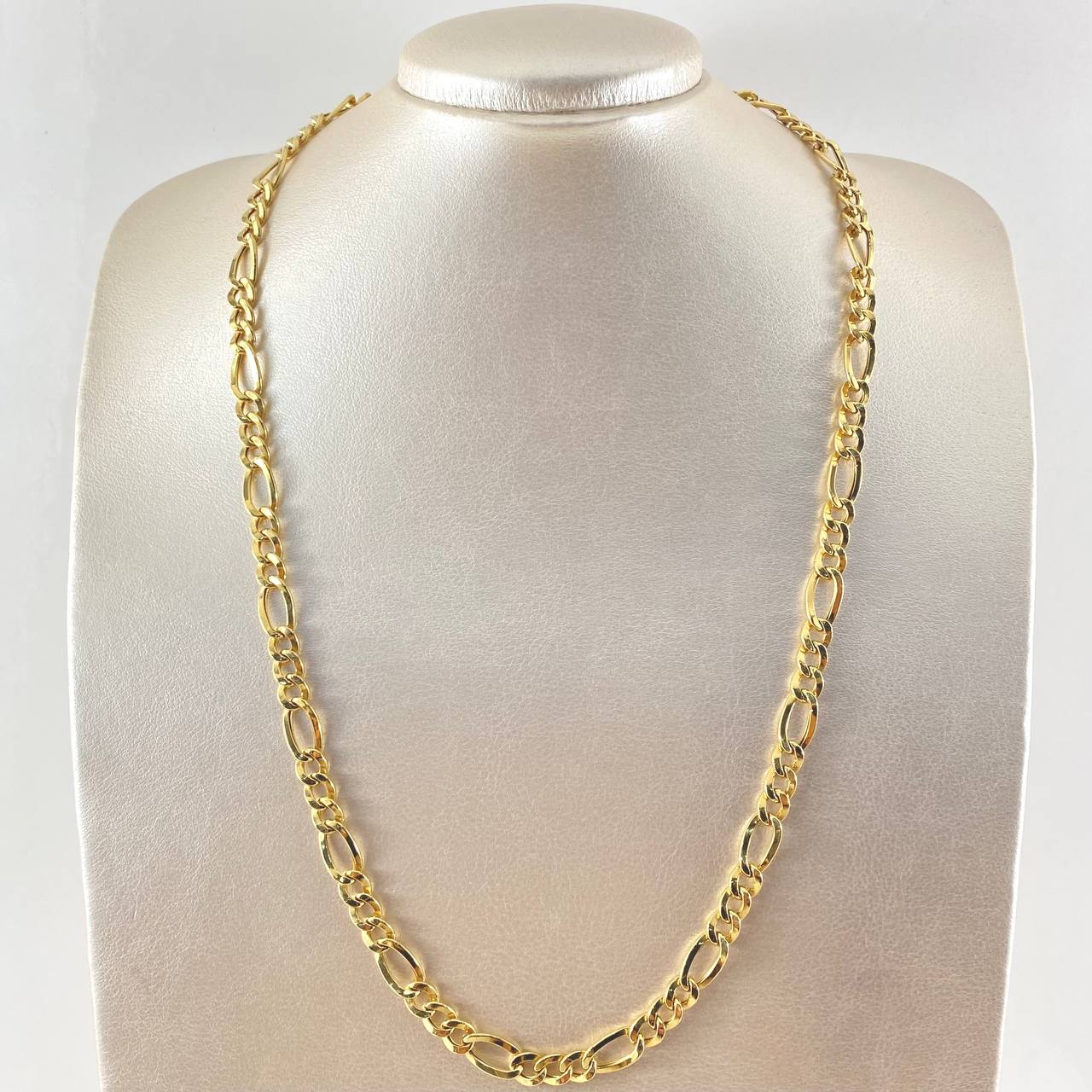 Figaro Chain 18.25gr / 23.6in / 18K Gold +1$
