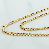 Cuban Links 2 g / 15 3/4 in / 2.45 mm Yellow Gold 18K
