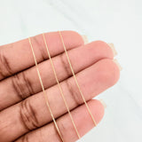 Venetian Chain 0.95 g / 16 in / 0.53 mm Yellow Gold 18K