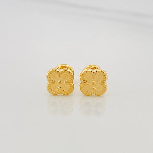 Topos Trebol 0.6 g / in / 4 mm Oro Amarillo 18K