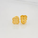 Topos Trebol 0.8 g / in / 5 mm Oro Amarillo 18K