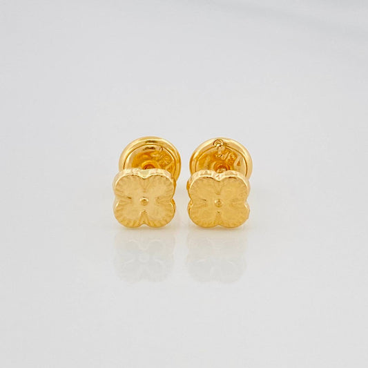 Topos Trebol 0.8 g / in / 5 mm Oro Amarillo 18K