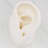 Topos Bola Diamantada 0.45 g / in / 3 mm Oro Amarillo 18K