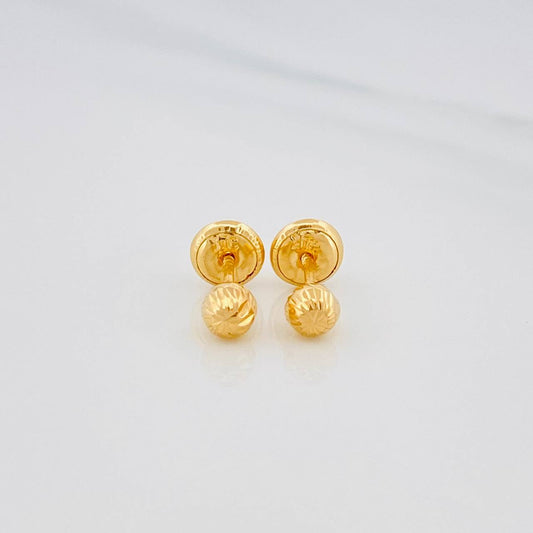 Topos Bola Diamantada 0.5 g / in / 4 mm Oro Amarillo 18K