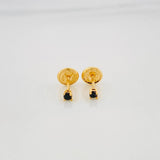 Topos Cuatro Garras 0.5 g / in / 1 mm Oro Amarillo 18K