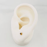 Topos Cuatro Garras 0.5 g / in / 1 mm Oro Amarillo 18K