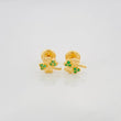 Topos Trebol Cuatro Hojas 1.05 g / in / 5 mm Oro Amarillo 18K