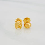 Topos Herradura Caballo 0.6 g / in / 4 mm Oro Amarillo 18K