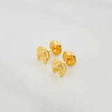 Topos Herradura Caballo 0.6 g / in / 4 mm Oro Amarillo 18K